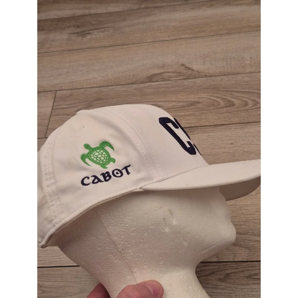 G/FORE CSL Cabot Saint Lucia Golf Hat White‎ Snapback Navy Embroidery Mens